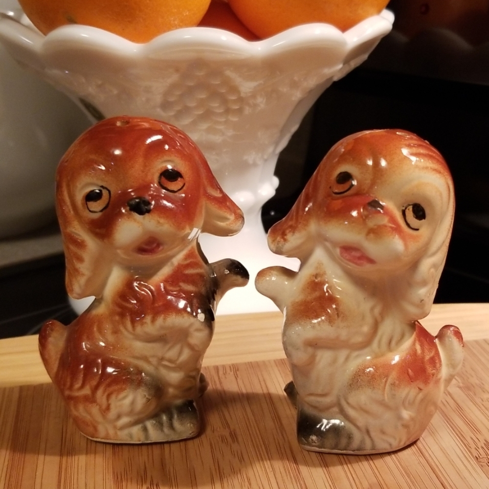 Cocker Spaniel Vintage Salt & Pepper Shakers